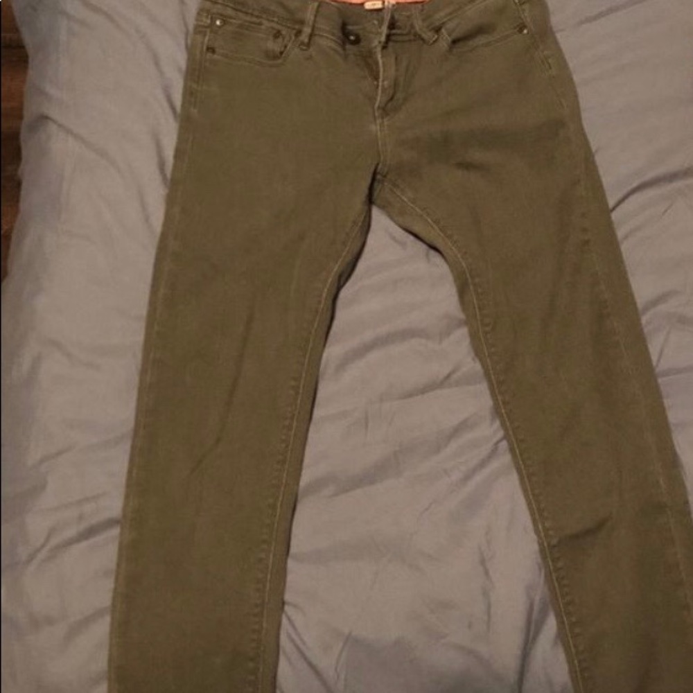 Green jeans